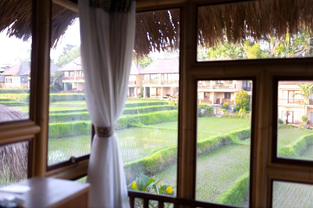Garden view Shades of Yoga Bali accommodation